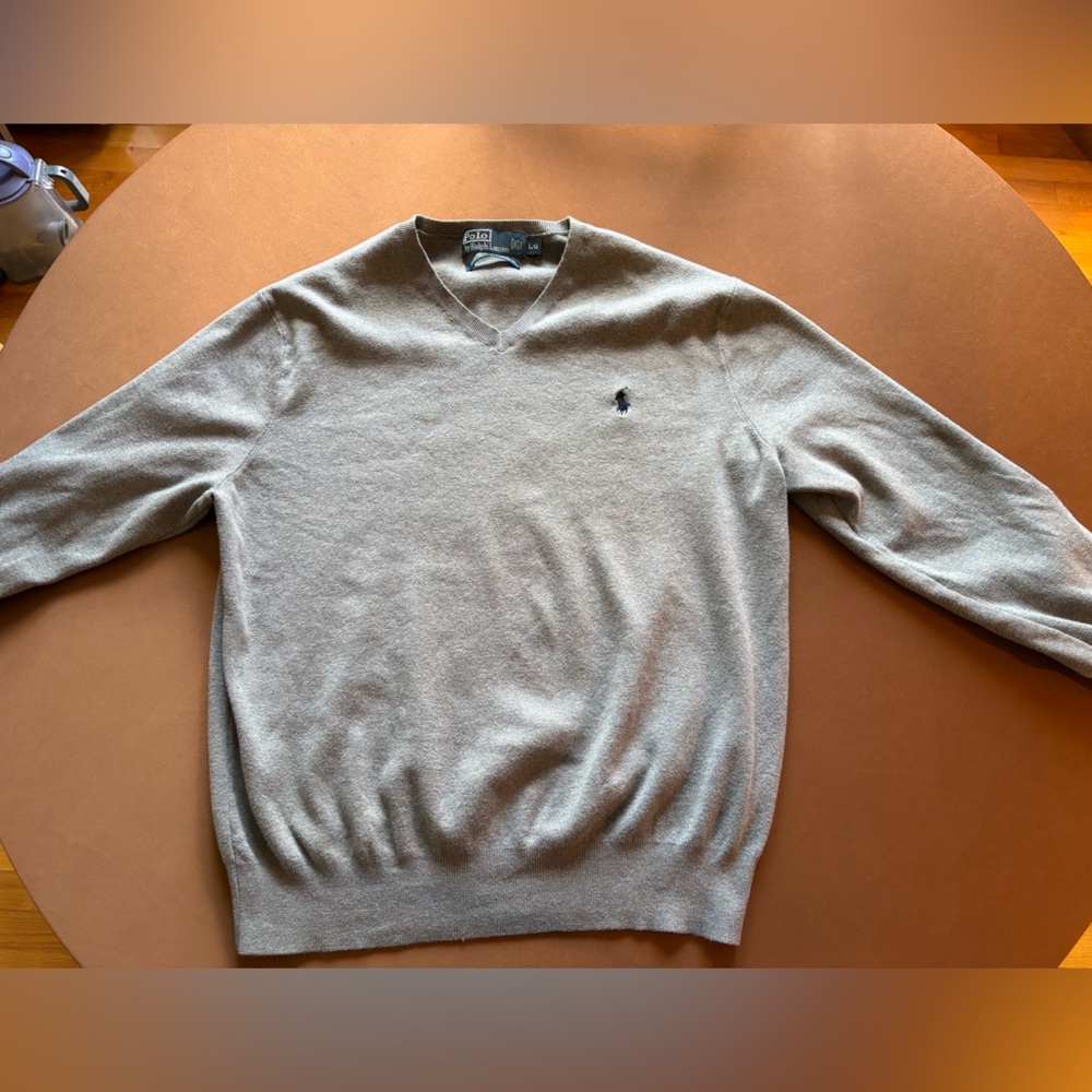 Polo by Ralph Lauren Gray Sweater